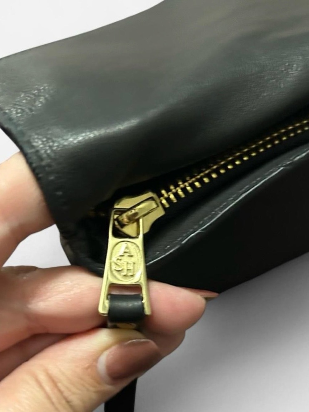 Ash Embroidered Envelope Clutch with Gold and Accents - Picture 6 of 8